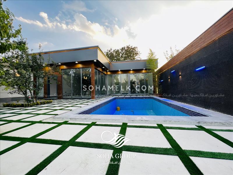 400 متر باغ ویلای نقلی و مدرن در اسفند اباد ملارد 