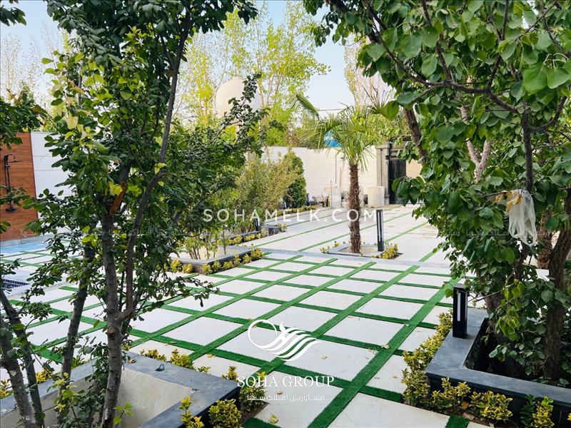 400 متر باغ ویلای نقلی و مدرن در اسفند اباد ملارد 