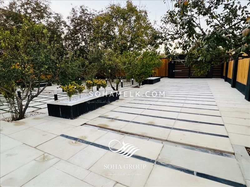 1000 متر باغ ویلای مدرن با 400 متر ویلای دوبلکس 