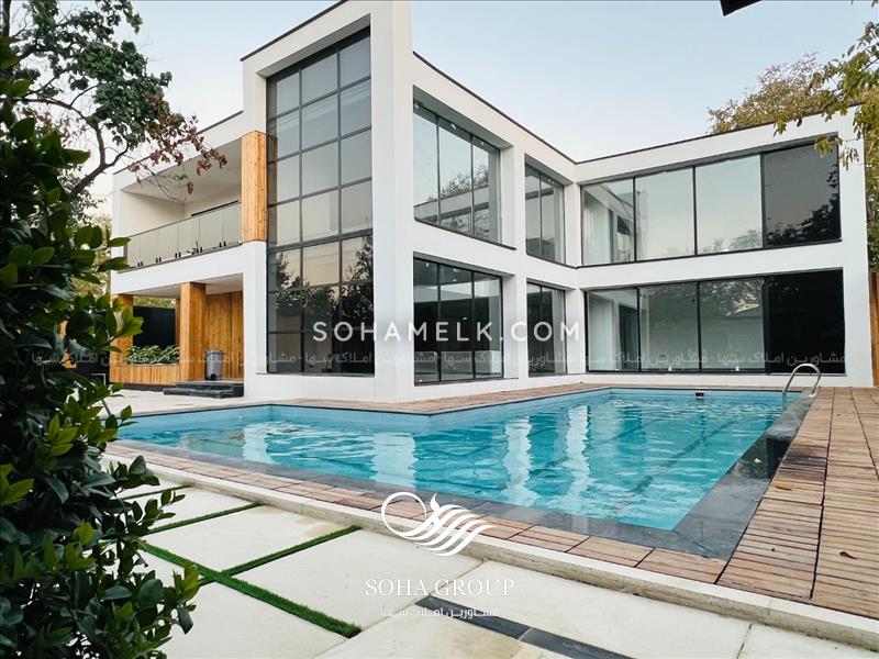 1000 متر باغ ویلای مدرن با 400 متر ویلای دوبلکس 