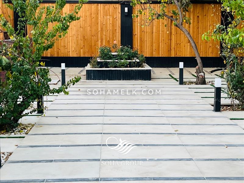 1000 متر باغ ویلای مدرن با 400 متر ویلای دوبلکس 