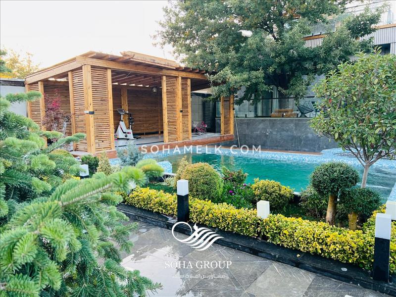 زیباترین باغ ویلای خوشنام با 200 متر روف گاردن 