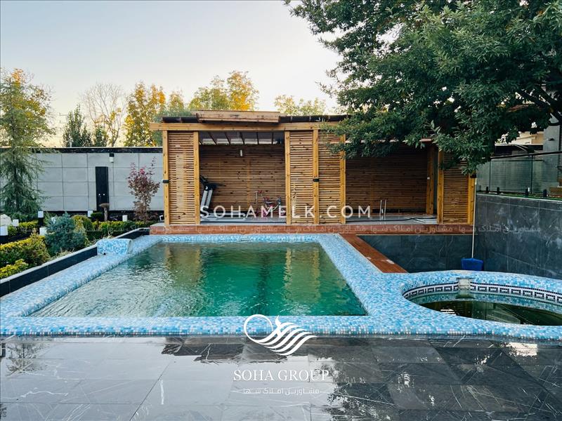 زیباترین باغ ویلای خوشنام با 200 متر روف گاردن 