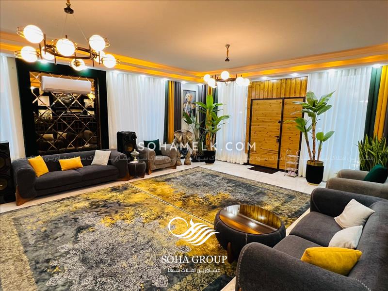 زیباترین باغ ویلای خوشنام با 200 متر روف گاردن 