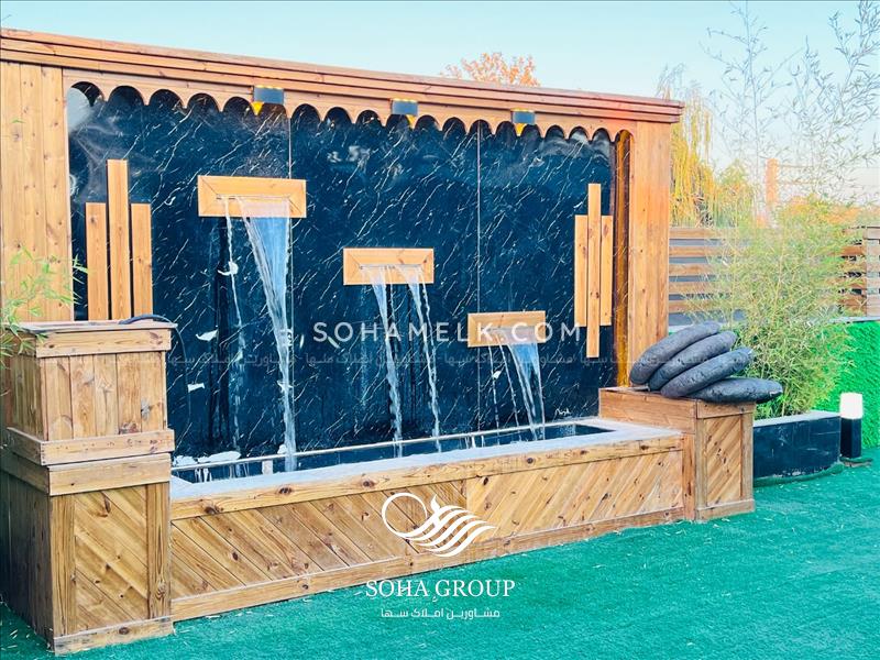 زیباترین باغ ویلای خوشنام با 200 متر روف گاردن 