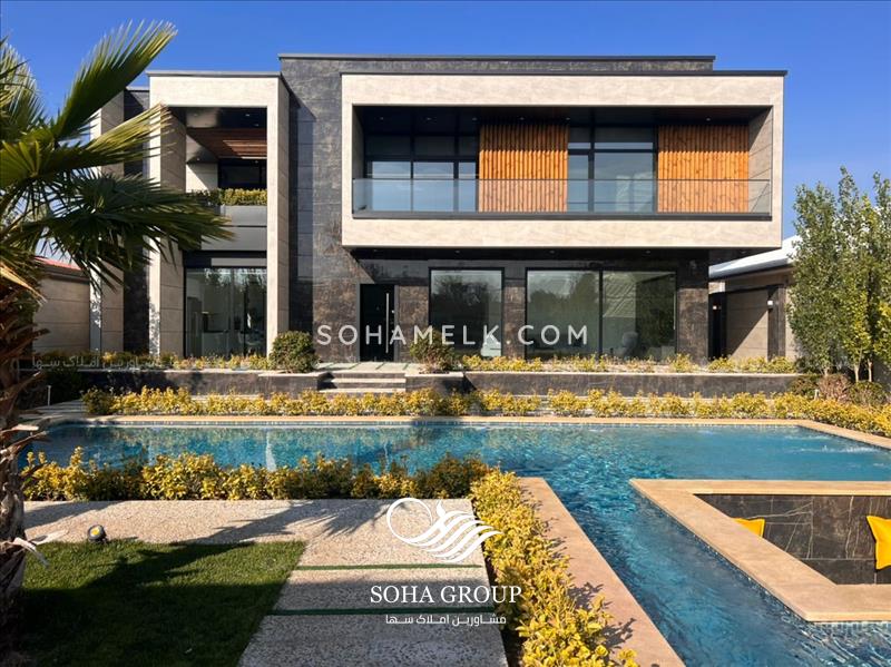 1000 متر زمین با 450 متر ویلا در شهرک زعفرانیه جنوب کردان کرج 