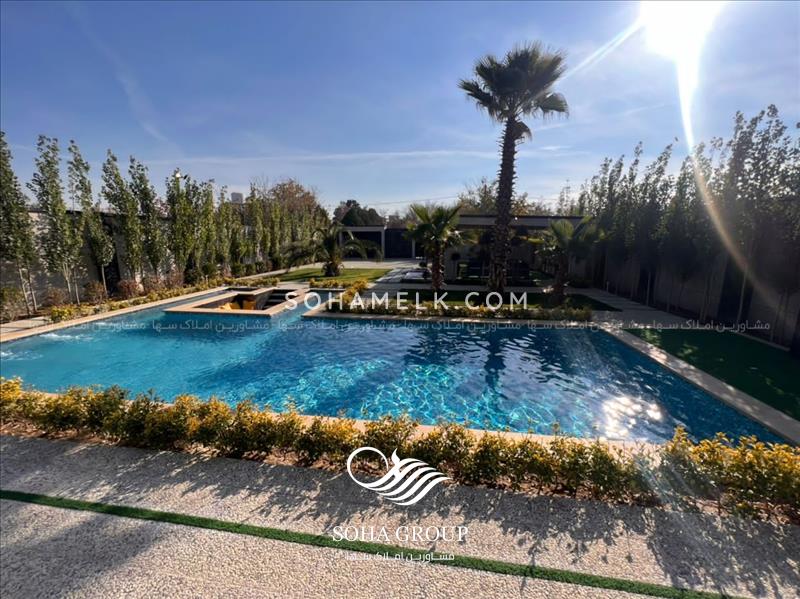 1000 متر زمین با 450 متر ویلا در شهرک زعفرانیه جنوب کردان کرج 