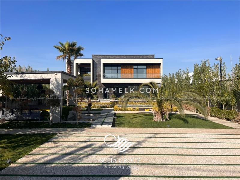 1000 متر زمین با 450 متر ویلا در شهرک زعفرانیه جنوب کردان کرج 