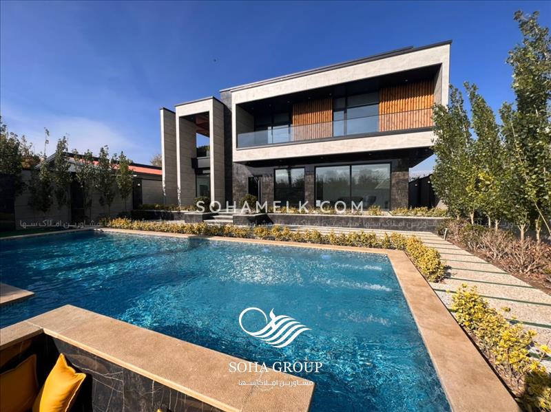 1000 متر زمین با 450 متر ویلا در شهرک زعفرانیه جنوب کردان کرج 