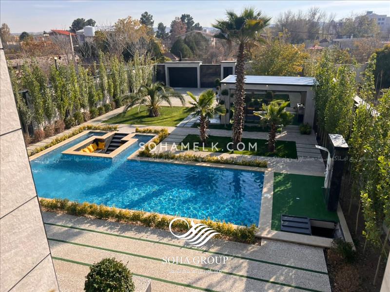 1000 متر زمین با 450 متر ویلا در شهرک زعفرانیه جنوب کردان کرج 