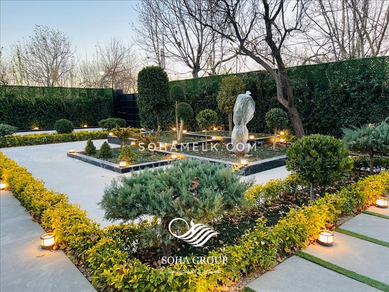 ویلاباغ باشکوه  با 220 متر ویلای لوکس در محمدشهر کرج 