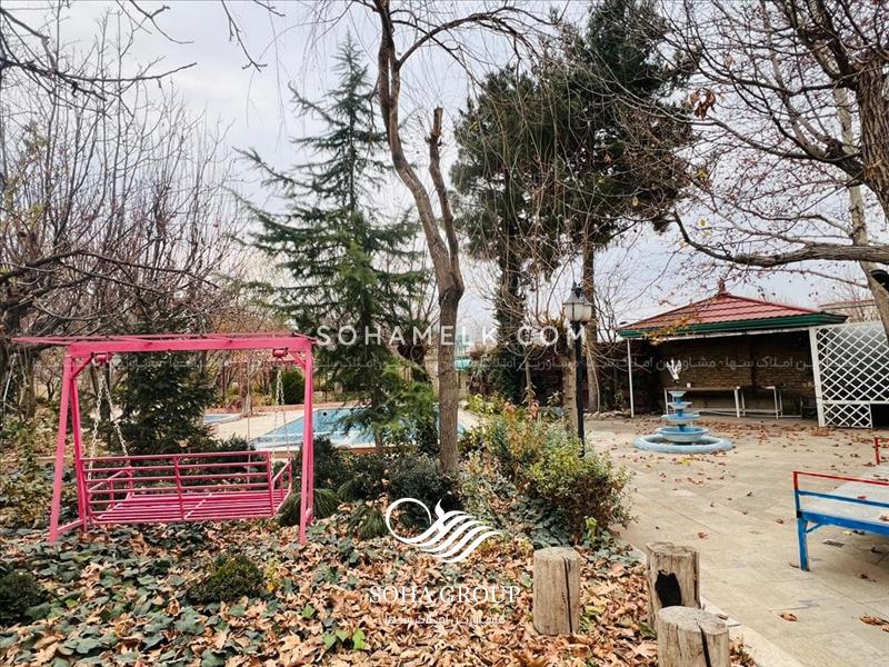 باغ ویلا با طراحی سنتی در دل باغات کردامیر شهریار