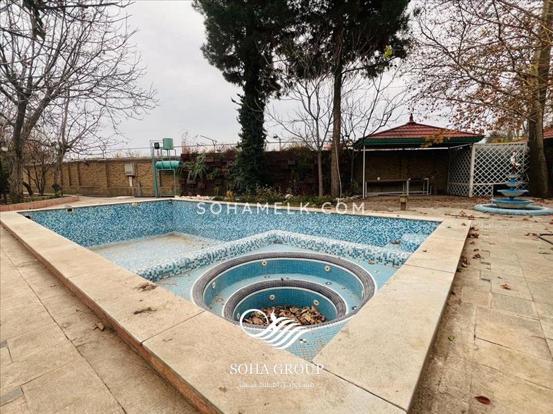 باغ ویلا با طراحی سنتی در دل باغات کردامیر شهریار