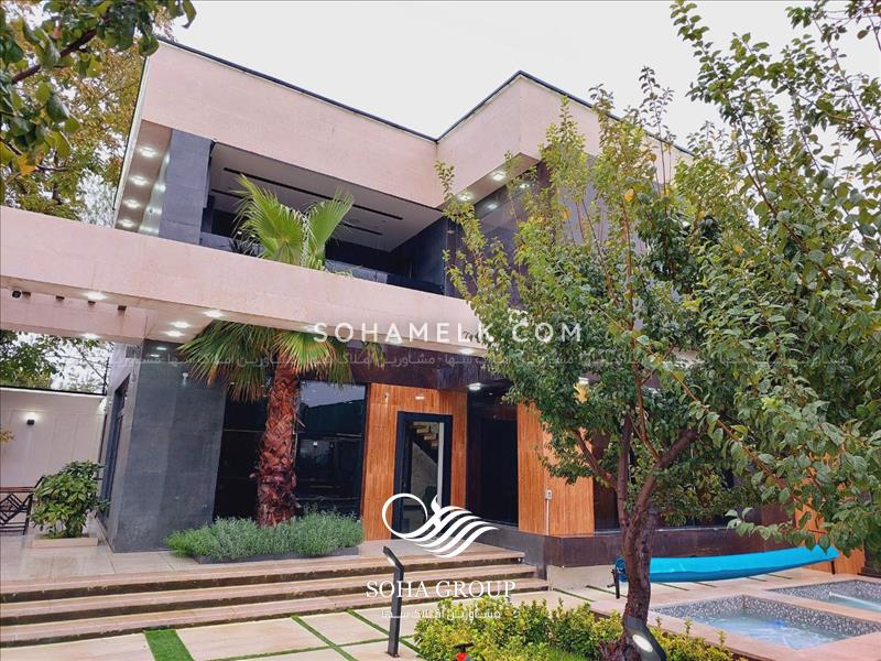 525 متر باغ ویلا نوساز و بسیار زیبا در لم آباد ملارد