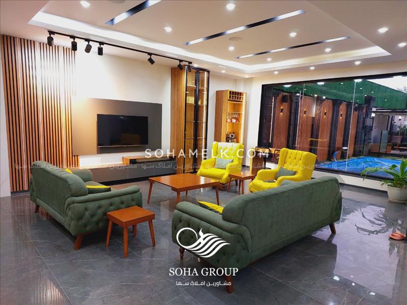 525 متر باغ ویلا نوساز و بسیار زیبا در لم آباد ملارد