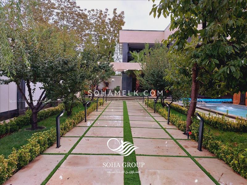 525 متر باغ ویلا نوساز و بسیار زیبا در لم آباد ملارد