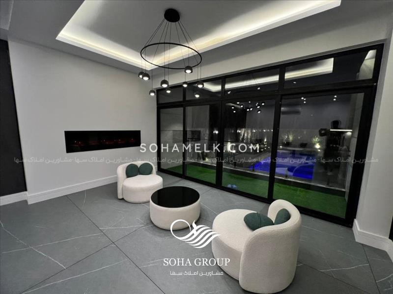 1000 متر باغ ویلای لوکس در شهرک زعفرانیه کردان کرج