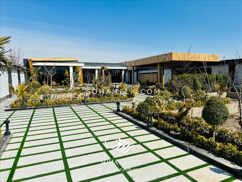 1070 متر باغ ویلای نوساز با امکانات کامل در فردوسیه شهریار