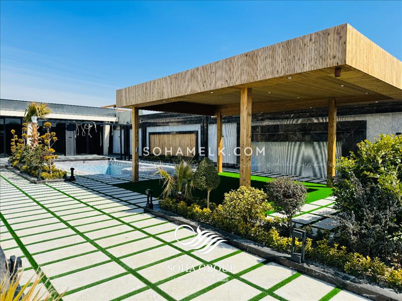 1070 متر باغ ویلای نوساز با امکانات کامل در فردوسیه شهریار