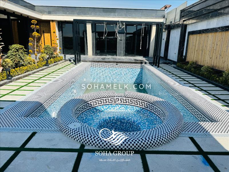 1070 متر باغ ویلای نوساز با امکانات کامل در فردوسیه شهریار