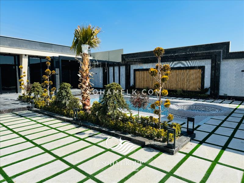 1070 متر باغ ویلای نوساز با امکانات کامل در فردوسیه شهریار