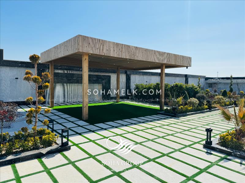 1070 متر باغ ویلای نوساز با امکانات کامل در فردوسیه شهریار