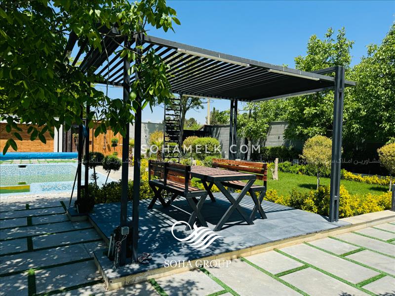 1330 متر باغ ویلای فوق العاده زیبا در محمدشهر کرج
