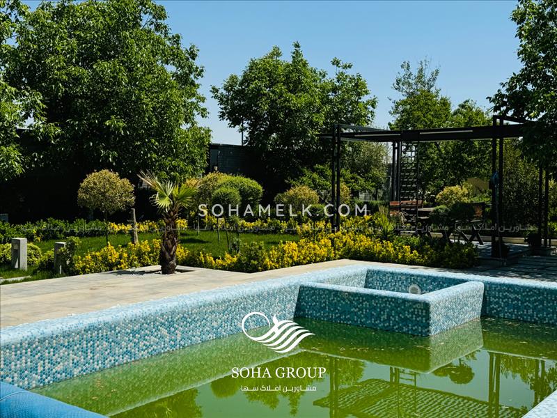 1330 متر باغ ویلای فوق العاده زیبا در محمدشهر کرج