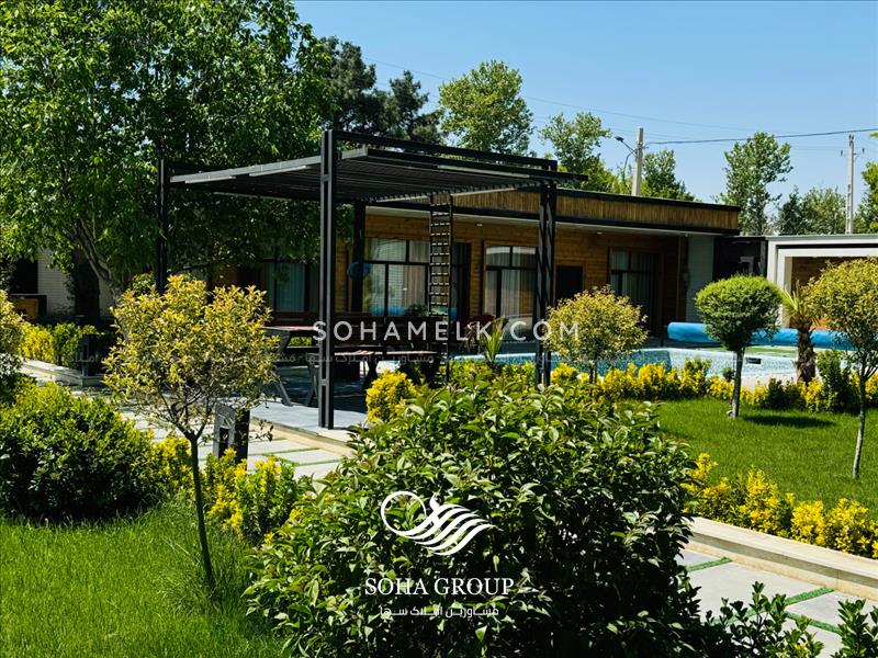 1330 متر باغ ویلای فوق العاده زیبا در محمدشهر کرج
