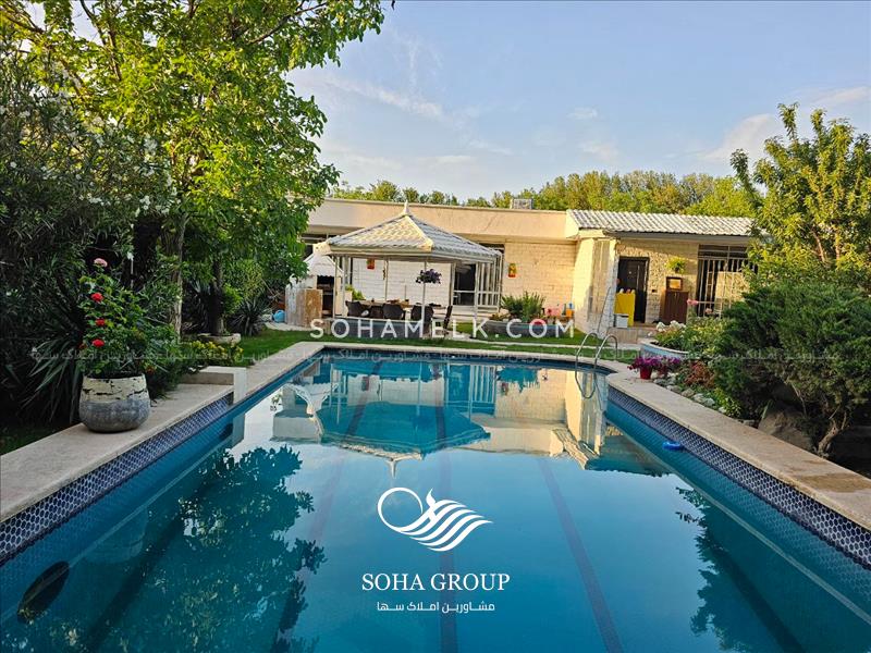 1200 متر باغ ویلای فوق العاده زیبا در دهکده فردیس کرج