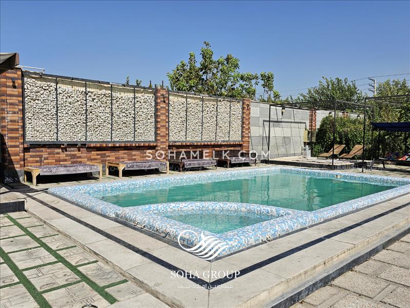 1080 متر باغ ویلای زیبا در خوشنام ملارد