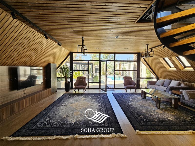 400 متر باغ ویلای نوساز سوئیسی در اسفند آباد ملارد