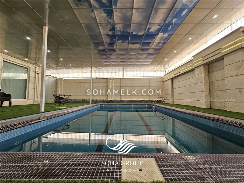 970 متر باغ ویلای فول امکانات برای سکونت دائم در منطقه کهنز شهریار