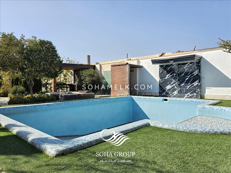 900 متر باغ ویلای بسیار زیبا در منطقه قشلاق ملارد