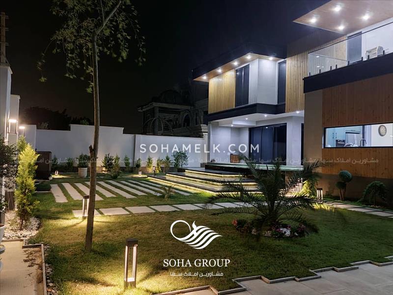 950 متر باغ ویلا با طراحی بسیار جذاب در منطقه کردامیر شهریار
