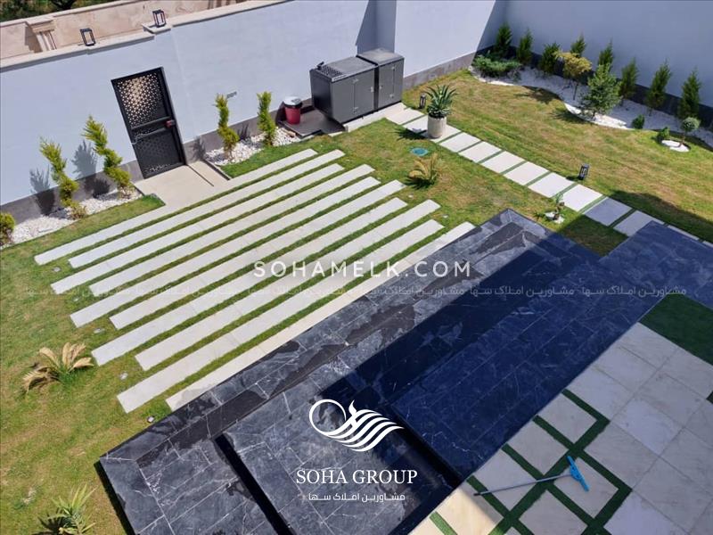950 متر باغ ویلا با طراحی بسیار جذاب در منطقه کردامیر شهریار