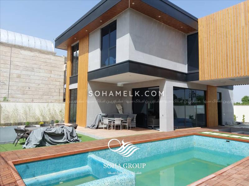 950 متر باغ ویلا با طراحی بسیار جذاب در منطقه کردامیر شهریار