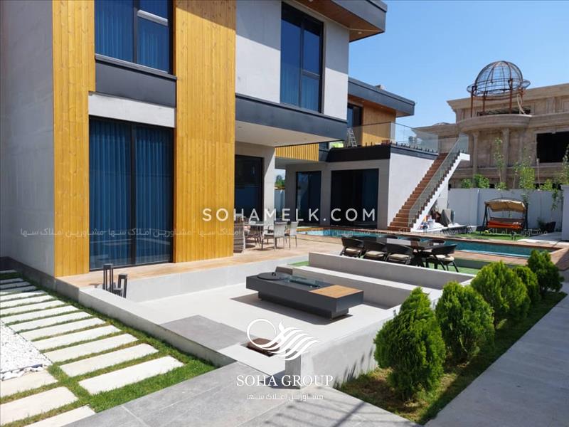 950 متر باغ ویلا با طراحی بسیار جذاب در منطقه کردامیر شهریار