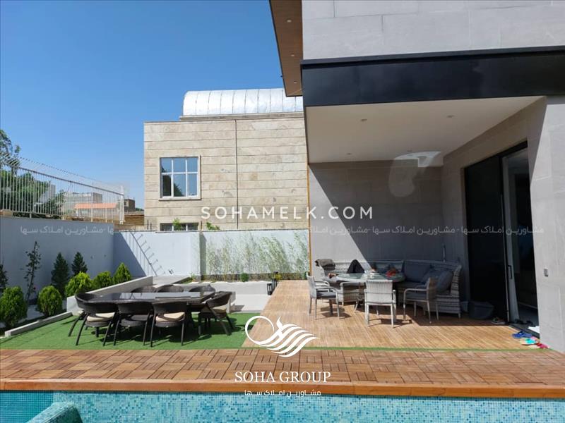 950 متر باغ ویلا با طراحی بسیار جذاب در منطقه کردامیر شهریار