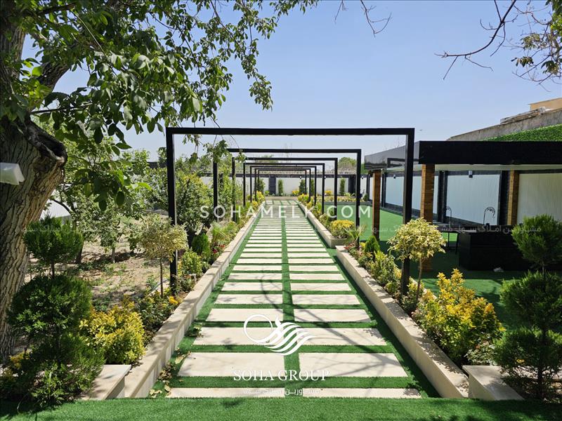 1080 متر باغ ویلای فوق‌العاده لوکس و زیبا در لم آباد ملارد
