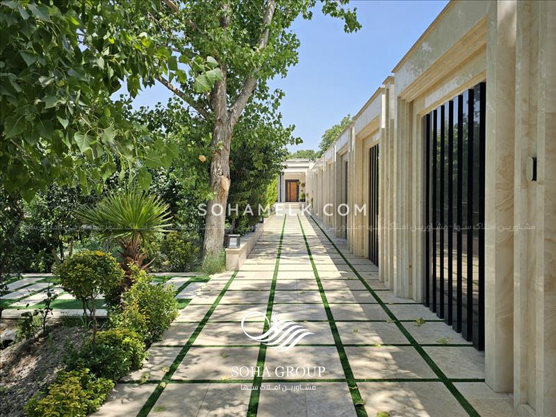 1280 متر باغ ویلای فوق العاده زیبا در دهکده ویلایی کردزار شهریار