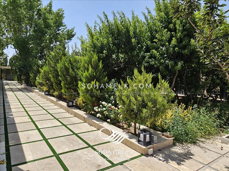1280 متر باغ ویلای فوق العاده زیبا در دهکده ویلایی کردزار شهریار