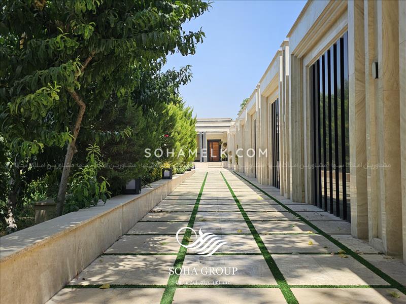 1280 متر باغ ویلای فوق العاده زیبا در دهکده ویلایی کردزار شهریار