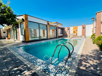 رهن و اجاره سالانه 1000 متر باغ ویلای لوکس و مدرن در کردزار شهریار 