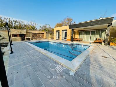 1400 متر باغ ویلای لوکس در دهکده ویلایی کردزار شهریار