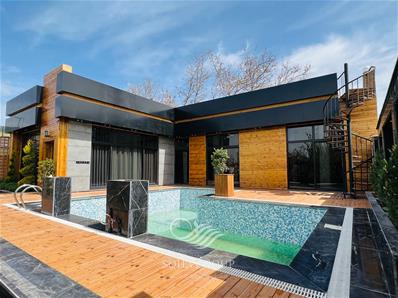 650 متر باغ ویلای نقلی سوپر لوکس در منطقه ویلایی نشین سرخاب جنوب کردان کرج 