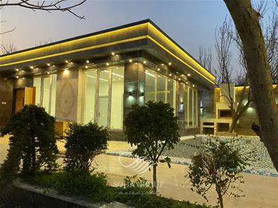 300 متر باغ ویلای نقلی ، 70 متر ویلای 1 خواب ، استخر 4 فصل ، باربیکیو ، فضاسازی ، داخل شهرک ویلایی واقع در کردزار شهریار