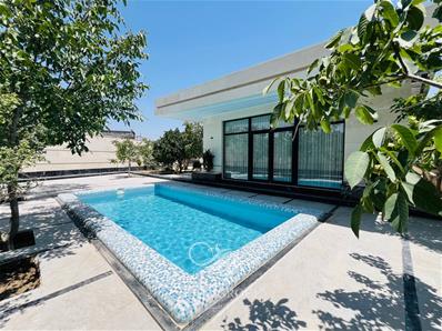 640 متر باغ ویلای زیبا ، 160 متر ویلای لوکس 2 خواب ، استخر 4 فصل ، داخل شهرک ویلایی ، سند تک برگ واقع در ویلادشت