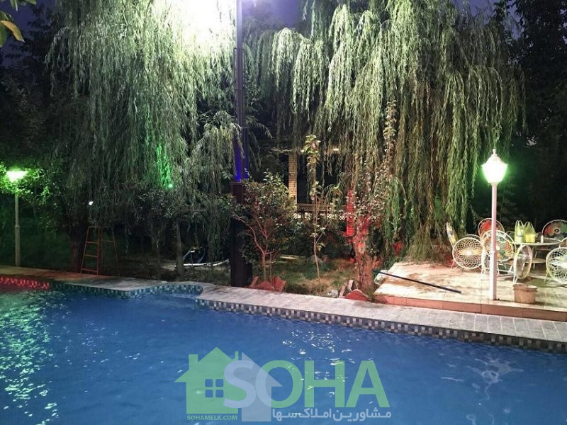 زیباسازی محوطه باغ ویلا با عناصر طبیعی