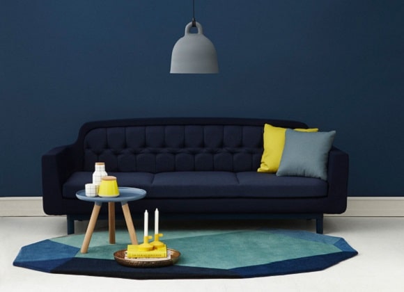 رنگ آبی برای دکوراسیون داخلی باغ ویلا